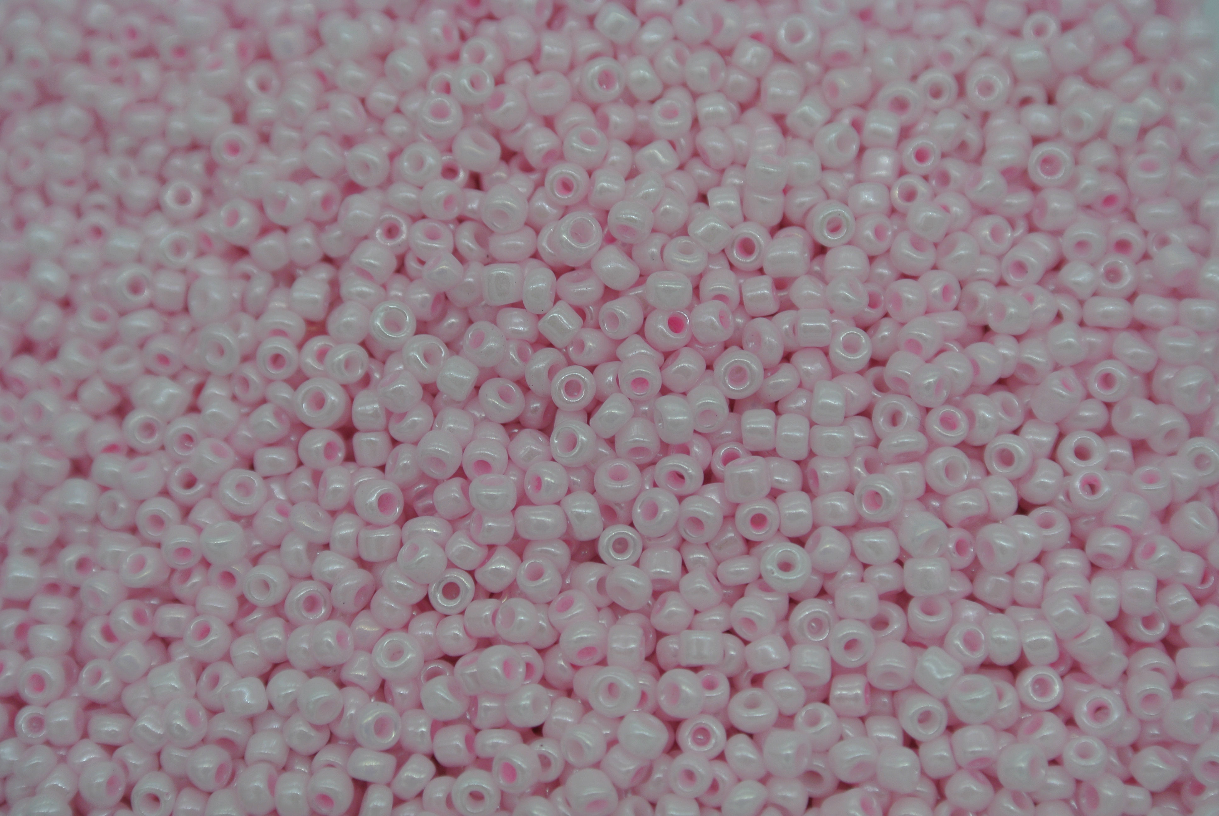 Seed Beads -11/0 size #75 Pearl Light Pink 1Pound